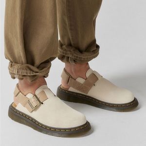 Dr martens Jorge slingback 11 mule in parchment beige